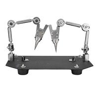 Mains de Table D'aide à la Soudure, Outil de Soudure de Troisième Main Support de Carte PCB 2 Bras Flexibles Mains D'aide pour la Réparation électronique, Bricolage, Soudure,