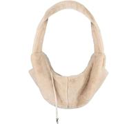 Mains Libre pour Animaux de Compagnie Sacoche Épaule en Polaire Chaude pour Extérieur Voyage Métro, Sac de Transport à Bandoulière pour Chien et Chat Sac à Bandoulière Charge Jusqu’à 7,5KG