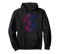 Mains Mystiques Bi avec Cristaux et Magie Lunaire Sweat à Capuche