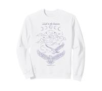 Mains Phases de Lune Psaume 19 1 Foi chrétienne céleste Sweatshirt