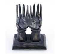 Mains porte-bagues / Présentoir à cartes de visite Noir