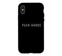 Mains poussées de Tai Chi/Instructeur de Tai Chi/Étudiants de Tai Chi Coque pour iPhone X/XS