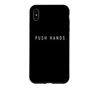 Mains poussées de Tai Chi/Instructeur de Tai Chi/Étudiants de Tai Chi Coque pour iPhone XS Max