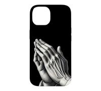 Mains priant à Dieu Religion chrétienne Foi Coque pour iPhone 14