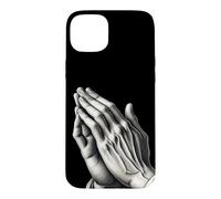 Mains priant à Dieu Religion chrétienne Foi Coque pour iPhone 15 Plus