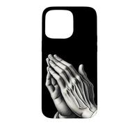 Mains priant à Dieu Religion chrétienne Foi Coque pour iPhone 15 Pro Max