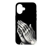 Mains priant à Dieu Religion chrétienne Foi Coque pour iPhone 16