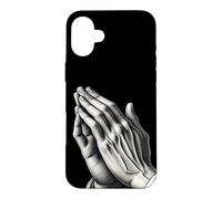 Mains priant à Dieu Religion chrétienne Foi Coque pour iPhone 16 Plus