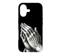 Mains priant à Dieu Religion chrétienne Foi Coque pour iPhone 17