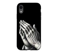 Mains priant à Dieu Religion chrétienne Foi Coque pour iPhone XR