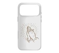 Mains priantes - Foi chrétienne et prière - Art de Ligne Coque pour iPhone 17 Pro Max