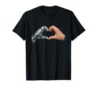 Mains robotiques en Forme de cœur embrassent la révolution de l'IA T-Shirt