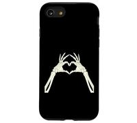 Mains squelettes Formant Un cœur Effrayant Halloween Love Coque pour iPhone SE (2020) / 7/8