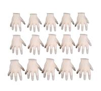 Mains Squelettes Réalistes - Ensemble D'os Humains Grandeur Nature, Accessoires Effrayants Pour Halloween, Morceau De Doigt De Sanglant, Décoration Détaillée De Scène De Cimetière | Décoration