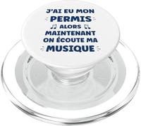 Maintenant C'est Moi Qui klaxonne Humour permis de Conduire PopSockets PopGrip pour MagSafe