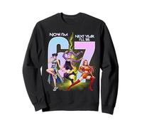 Maintenant J'Ai 6 Ans L'année Prochaine, j'aurai 7 67 Ans Meme K-Pop Birthday Girl Sweatshirt