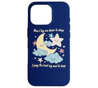 Maintenant, Je m'allonge à Sleep Prayer Cute Catholic Coque pour iPhone 16 Pro