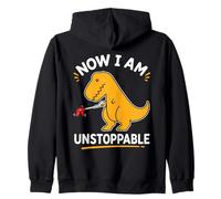 Maintenant, Je suis Un T-Rex Jaune imparable et drôle Sweat à Capuche