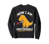 Maintenant, Je suis Un T-Rex Jaune imparable et drôle Sweatshirt