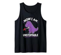 Maintenant, Je suis Unstoppable Purple T. Rex Funny Débardeur