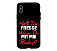 Maintenant la Fresse Wenn du mit Mir redest Coque pour iPhone X/XS