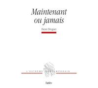Maintenant ou jamais - Michel Deguy - Belin - broché - Poésie