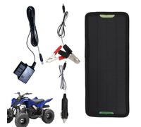 Mainteneur de batterie solaire de 12 V - Kit de charge de gouttes de 5 W étanche - Installation facile - Chargeur solaire RV batterie de voiture
