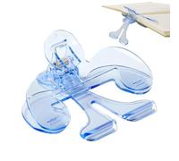 Mainteneur de Pages de Lecture 12°,Pinces de Maintien pour Apprentissage | Support Ergonomique pour Livres de Cuisine Scolaire Étude Bureau Maison École