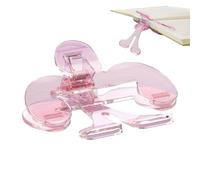 Mainteneur de Pages de Lecture 12° | Pinces d'Ouverture de Pages Portable | Support Portable pour Livres d'Étude Cuisine École Maison