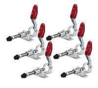Maintenez la pince vers le bas, 6 pcs à basculer les pinces, libération rapide de 100lbs de maintien en baisse avec une poignée non glissante pour les gabarits et les accessoires travail du bois