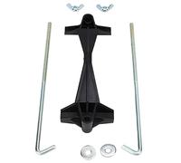 Maintien de Batterie, Barre Transversale de Batterie Universelle de 5 Pouces avec Boulon en J de 8 Pouces, Support D'arrimage de Batterie pour Voitures SUV