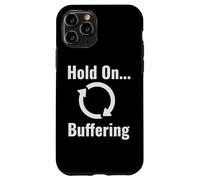 Maintien en Place, Symbole de Mise en mémoire Tampon Coque pour iPhone 11 Pro