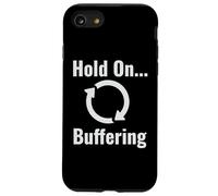 Maintien en Place, Symbole de Mise en mémoire Tampon Coque pour iPhone SE (2020) / 7/8