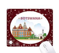 mairie botswana tapis de souris en hiver flocon de neige