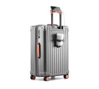 MaiRui Valise avec poignée Extensible Large, boîte, Bagage PC de 20 Pouces, résistant aux Rayures, Rotatif à 360 degrés,Gris,28in