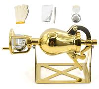 Maïs à éclater de qualité supérieure, méthode traditionnelle chinoise, machine à pop-corn à air chaud, amplificateur de grains, refermable et réutilisable(Gold/230ml)