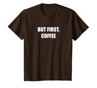 mais d'abord, Le café T-Shirt, Enfant, Marron, 2 Ans