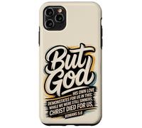 mais Dieu, Alors Que Nous étions Encore pécheurs, Christ est Mort (Romains 5:8) Coque pour iPhone 11 Pro Max