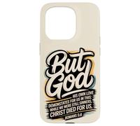 mais Dieu, Alors Que Nous étions Encore pécheurs, Christ est Mort (Romains 5:8) Coque pour iPhone 15 Pro
