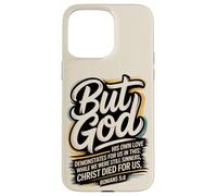 mais Dieu, Alors Que Nous étions Encore pécheurs, Christ est Mort (Romains 5:8) Coque pour iPhone 15 Pro Max