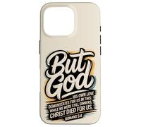 mais Dieu, Alors Que Nous étions Encore pécheurs, Christ est Mort (Romains 5:8) Coque pour iPhone 16 Pro