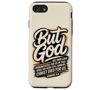 mais Dieu, Alors Que Nous étions Encore pécheurs, Christ est Mort (Romains 5:8) Coque pour iPhone SE (2020) / 7/8