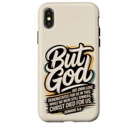 mais Dieu, Alors Que Nous étions Encore pécheurs, Christ est Mort (Romains 5:8) Coque pour iPhone X/XS