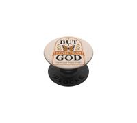 mais Je Fais Toujours Confiance à Dieu, à la Foi chrétienne, au Papillon, à Jésus PopSockets PopGrip Adhésif