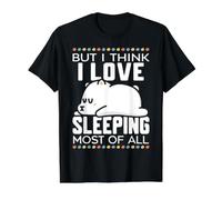 mais Je Pense Que J'aime Dormir Surtout la Sieste de Sleepyhead T-Shirt Graphique avec Valeur