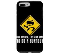 mais L'Agent The Sign disait « Do A Burnout Car Guy Drifting » Coque pour iPhone 7 Plus/8 Plus