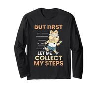 mais Laissez-Moi d'abord Rassembler Mes Pas 10000 Étapes Manche Longue