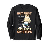 mais Laissez-Moi d'abord Rassembler Mes Pas 10000 Étapes Manche Longue