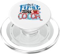 mais Le Premier Cacao Chaud Froid en Plein air Hiver Saison enneigée Amoureux PopSockets PopGrip pour MagSafe