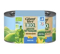 Maïs légume Sans sel Bio 2 x 1/4 300 g